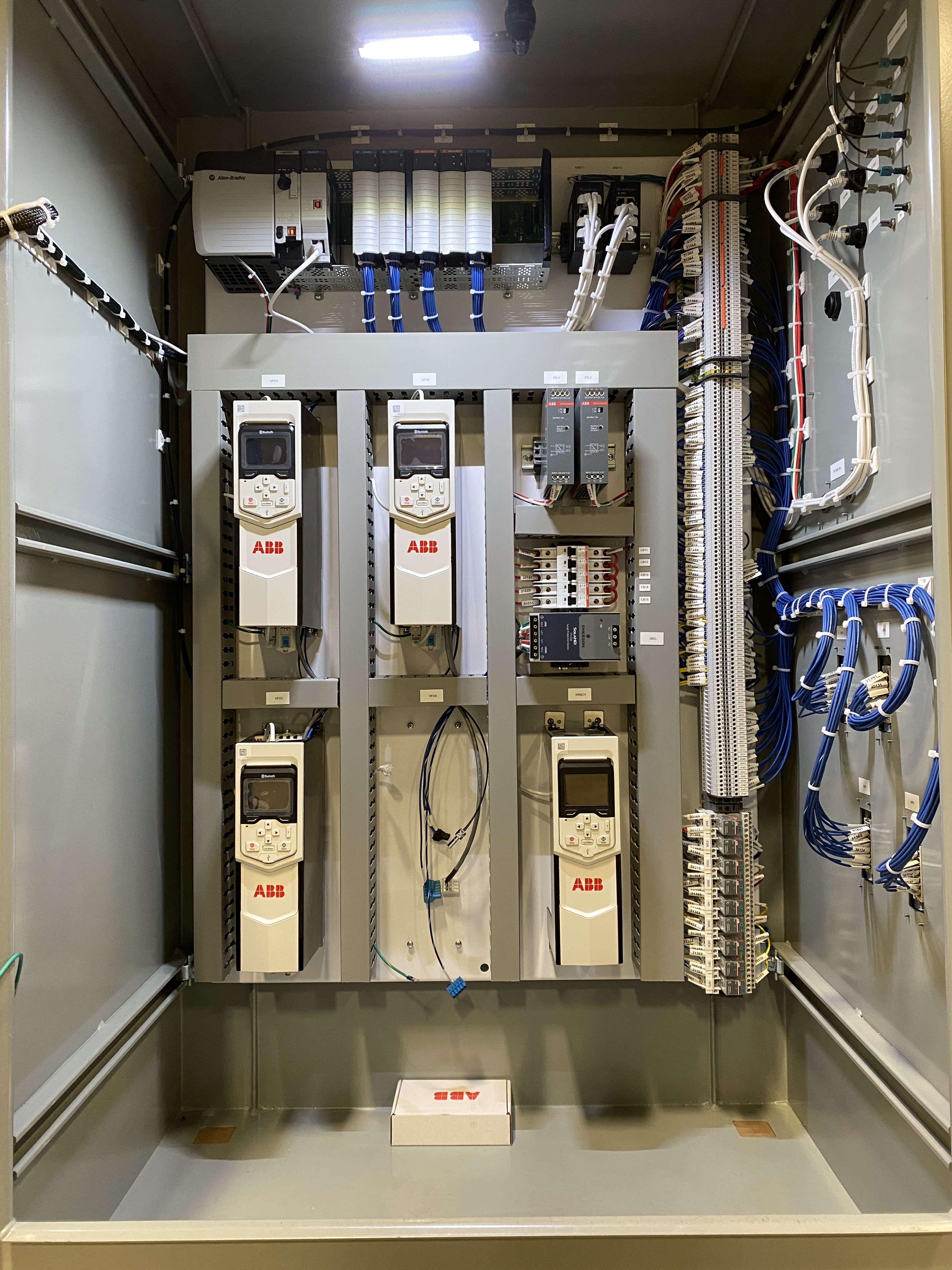 Multi-Drive ABB VFD Panel