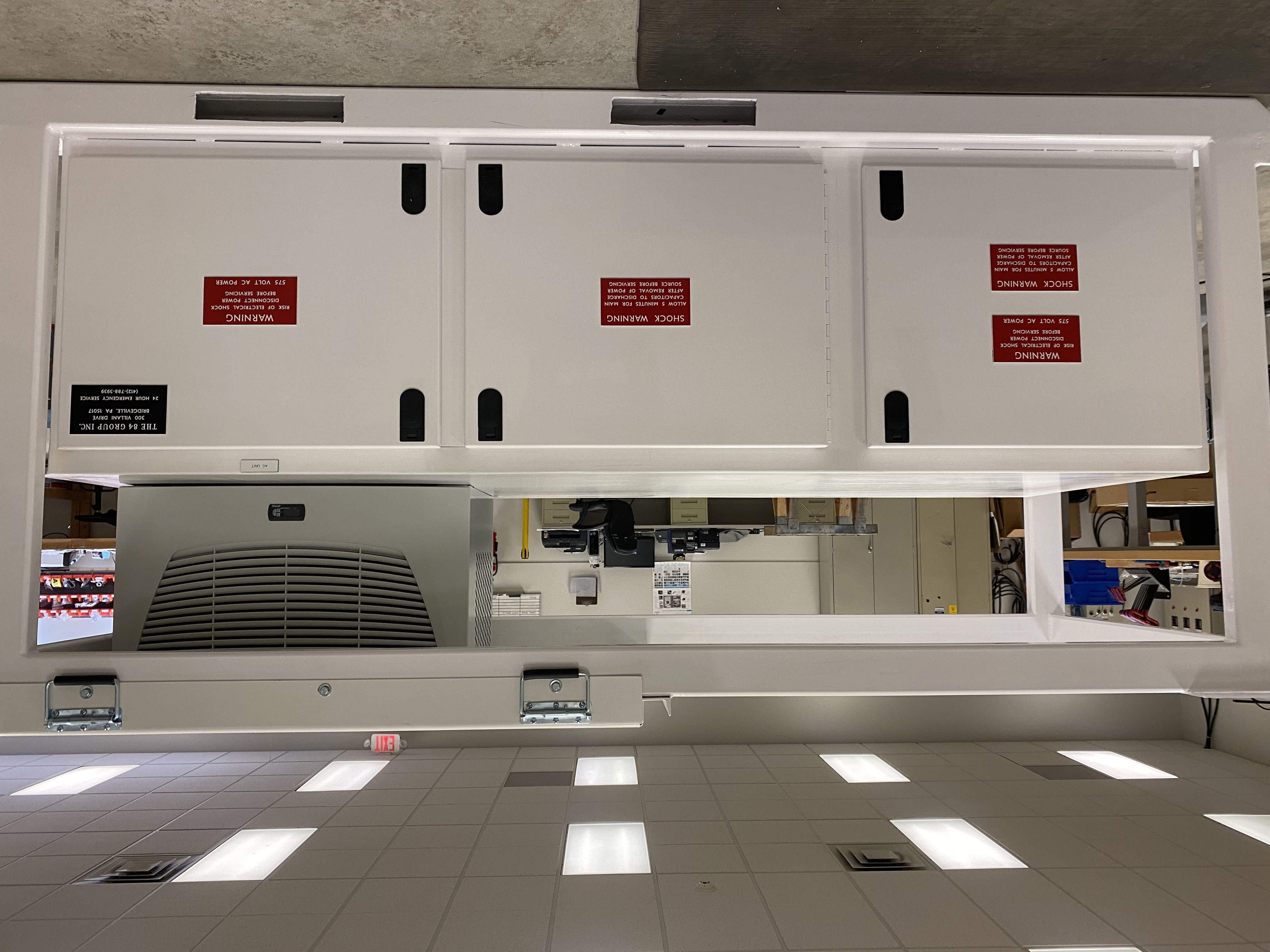 Multi-Section Wall Enclosure